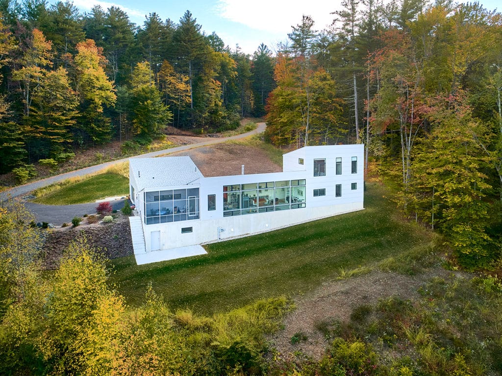 Interior construction view from the Raskin project showing detailed finish work and design by Integrity.