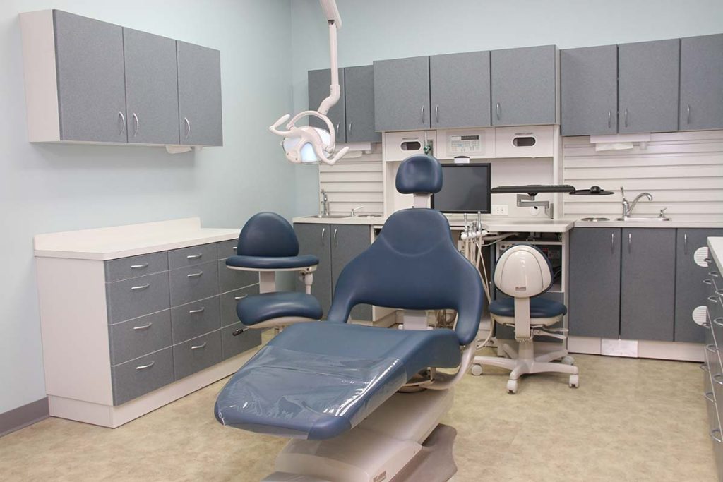 Photograph of a dental office renovation completed by Integrity Development & Construction in Northampton, MA.