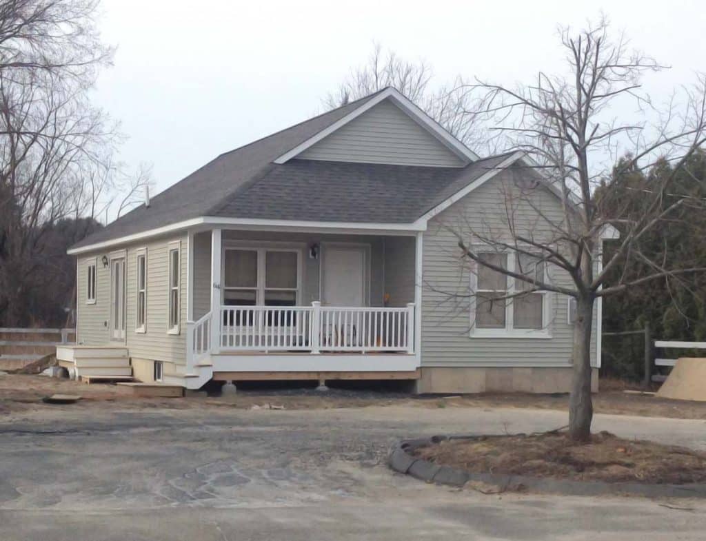 Photograph of a custom modular home built by Integrity Development & Construction in Amherst, MA.