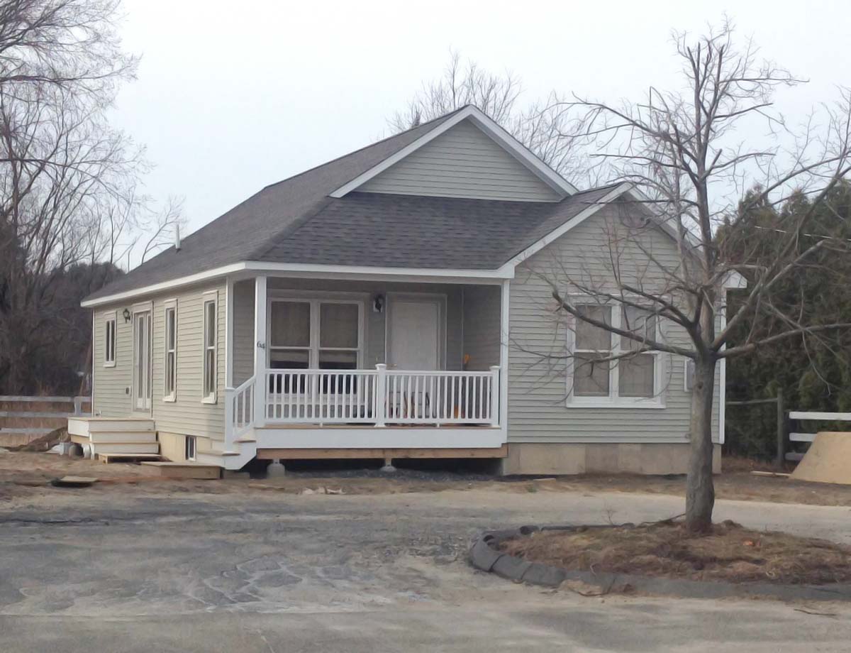 Photograph of a custom modular home built by Integrity Development & Construction in Amherst, MA.