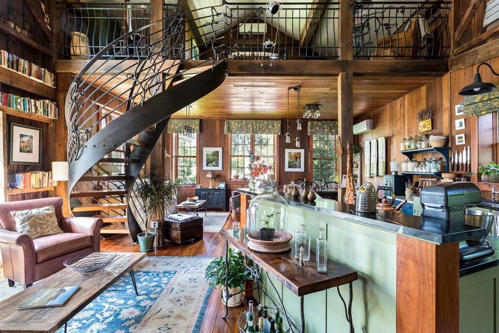 Photograph of a barn conversion into an accessory dwelling unit completed by Integrity Development & Construction in Amherst, MA.