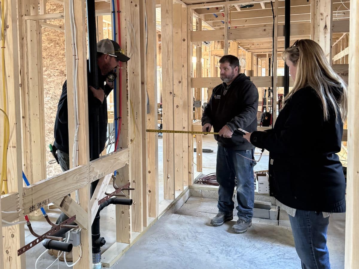 On site with Desorcy Electric Integrity Design Build