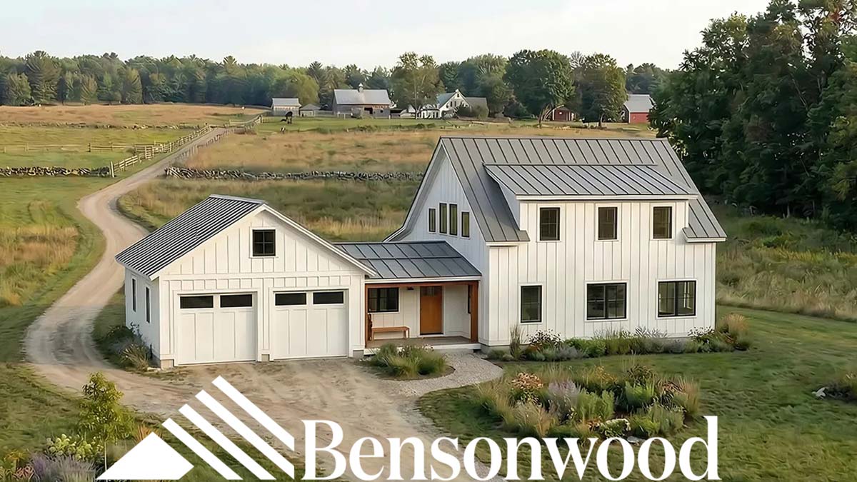 History Timeline 13 Bensonwood modern farmhouse, an example of the high-performance homes Integrity builds as a Bensonwood partner
